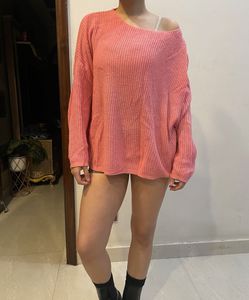 Cute Pink Knit Sweater