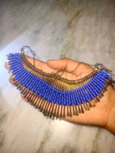 Hand Crafted Brass Plated Necklace Pack Of 4