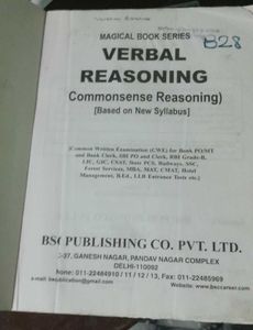 VERBAL REASONING(Commonsense Reasoning)