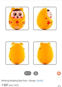 Rolly Polly With Blinking Eye 👀