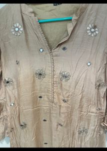 Party Wear Anarkali Style Kurti With Frills