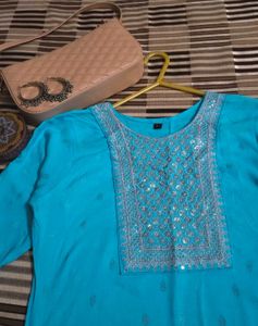 Elegant Blue Kurta