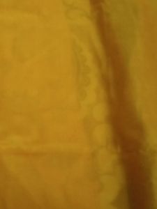 Maroon Mustard Banarasi Silk Saree With Petticoat