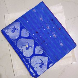 Elegant Blue Kanjivaram Dupion Silk Saree