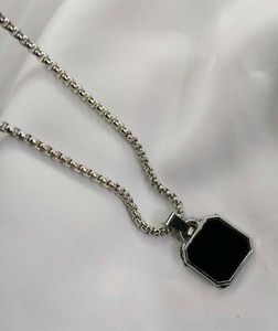 Stylish Black Pendant Necklace