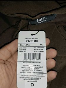 Brown Fitted Halter Neck Textured Top