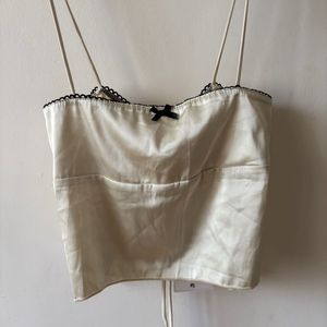 Yellow Bow Detail Cami Top