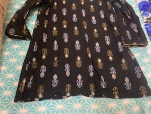 Elegant Black Printed Kurti ₹149 only