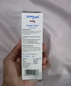 New Bumtum Baby Diaper Rash Cream