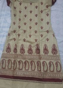 Silk Blend Kurta, Churidar, Dupatta Set