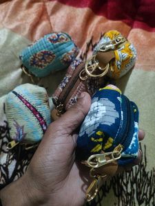 4Square Patchwork Quilted Pouchs