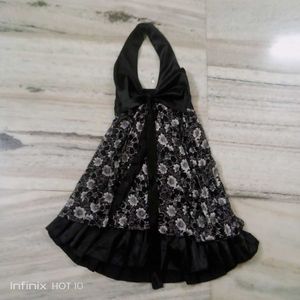 Floral Halter Mini Dress