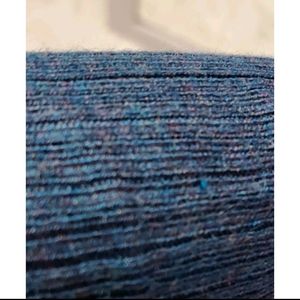 Dark Blue High Neck Top Warm