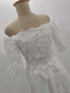 Elegant Off-Shoulder gown