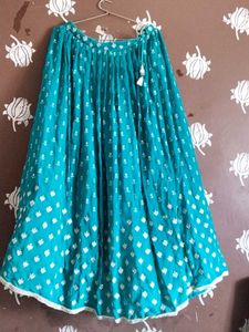 Teal Embroidered Lehenga Choli