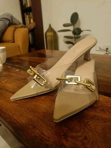 Beige Kitten Heels