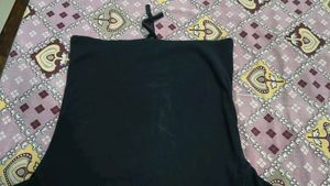 Cute Black V-Neck Top