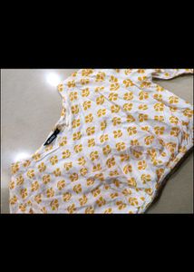 Floral Print Crop Top- Zudio