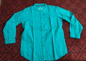 Stylish Green Cotton Shirt
