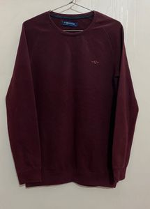 Purple Haze Long Sleeve Crewneck – Wine Red
