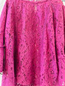 Beautiful Purple Net Top