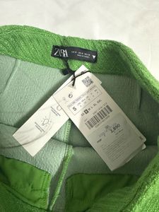 NWT Zara Green High Waisted Shorts