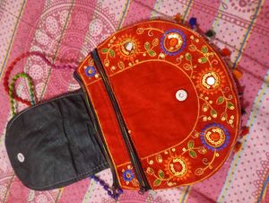 Embroidered Crossbody Bag