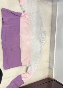 Colorblock Cropped Pullover