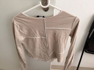 Cute Long Sleeve Crop Top