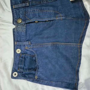 Micro Mini Denim Skirt