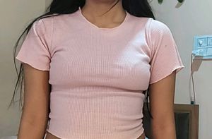 Baby Pink Ripped Top Brand SSS