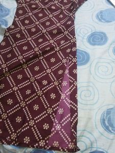 Wine Color Kurtha ✨