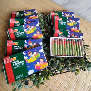 Camel Wax Crayons - 12 Colors