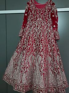 Bridal Wedding Velvet Gown