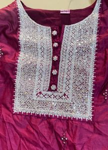 Maroon Salwar Kameez Suit