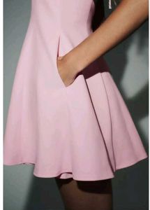 Pink Halter Mini Dress