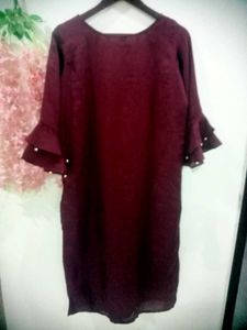 Two Pcs Suit With Attached Lining In Both(New)