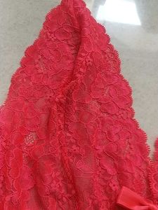 Hot Pink Lace Teddy