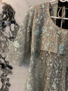 silver Lehenga