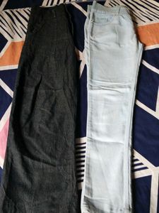 Wide Leg Denim Pants