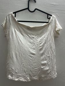 Off shoulder White Top