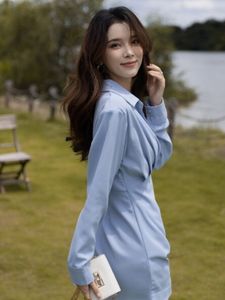Fashion Vintage Pleated Fold Dress
