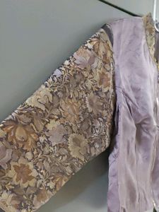 Lavendar Silk Lehenga Blouse