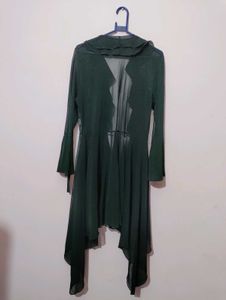 Sheer Ruffled Cover Up