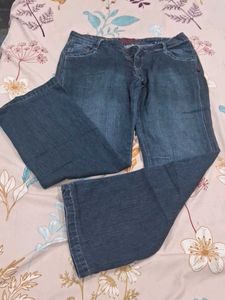 Wide Leg Denim Jeans