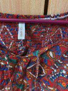 Boho Print Crop Top