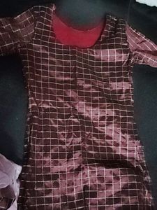 Wine Color Kurti
