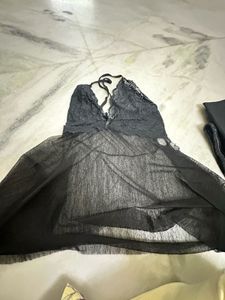 Black Lace Babydoll Lingerie