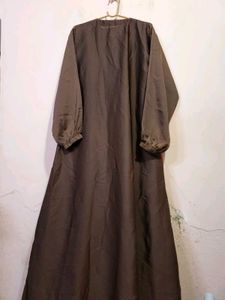 Stylish Brown  Abaya With Duppata