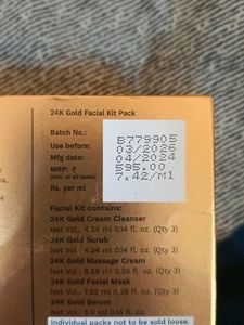 Pilgrim Gold facial Kit